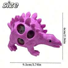 1/2/3/5pcs Dinosaur Squeeze Stress Relief Ball, Sensory Squeeze Toy, Party Favor Dinosaur Toy, Stress Relief Toy, Party Filler - 彩色 - 查看 5