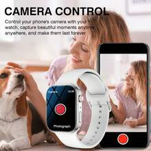 Smart Watch, Calorie, Call Reminder, Alarm, Message Reminder, Weather, Photo, Sedentary Reminder, Compatible With Android IOS Smart Band - Multicolor - View 3