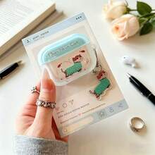 Sweater Cat Print Protective Case Compatible With Apple , Anti-Scratch And Drop Protection - Multicolor - View 8