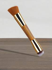 Dual-Ended Foundation Concealer Makeup Brush Rounded Taperd Flawless Brush Ideal For Liquid Cream Powder Blending Concealer - Multicolor - View 8
