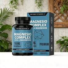 999 U R O Suplemento Complejo De Magnesio 8 Elemental 1000mg - Glicinato, Citrato, Malato, Taurato De Magnesio, Quelatado Para Fácil Absorción Para Huesos, Músculos, Recuperación, Energía, 90 Cápsulas - Rojo y blanco 3 - Ver 10