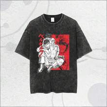 Retro Aesthetic Shirt | Vintage Character Print - Black - View 1