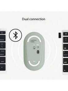 Chuột không dây Logitech Pebble, có kết nối Bluetooth hoặc bộ thu 2.4GHz, chuột máy tính siêu mỏng, hoạt động êm ái, nút bấm mềm mại, phù hợp cho máy tính xách tay/máy tính để bàn/PC. - Xem 7