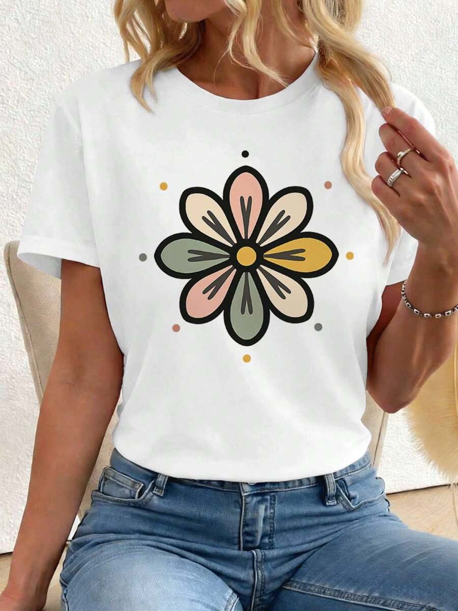 Women T-Shirts - White - View 1