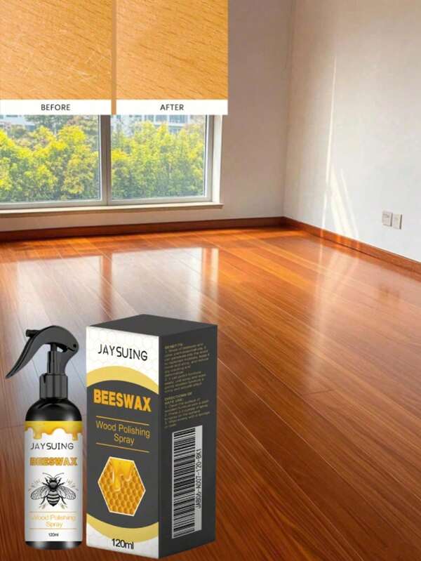 JAYSUING Spray de Cera de Abeja 120ml | Abrillantador y Restaurador de Muebles de Madera, Pisos y Superficies | Protección Antihumedad y Antimanchas,regalos para hombres y mujeres adecuados para Día de la madre, Día del padre, cumpleaños, bodas y fiestas,ofertas,Envío Gratis