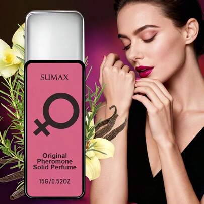 Perfume for Women with Pheromones, a Fragrant Balm That Lasts Long, Easy to Carry, Pocket-Sized Scent, Enhances Feminine Charm, Perfect for Daily Use, Ideal for Dates And Social Events, a Great Gift for a Girlfriend