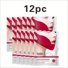 1-12 miếng mặt nạ nâng cơ mặt hình chữ V màu đỏ, có tác dụng nâng cơ; bao gồm mặt nạ hydrogel có móc tai, có thể dùng như dây đeo nâng cơ. Mặt nạ hình vòm đỏ, mặt nạ dưỡng môi hình vòm, thiết bị chăm sóc da mặt, mặt nạ, loại bỏ mụn đầu đen, lựa chọn, chăm sóc da, chăm sóc da Hàn Quốc, chăm sóc da thường xuyên, miếng dán giảm béo, dụng cụ loại bỏ mụn đầu đen, axit salicylic - Nhiều màu - Xem 15