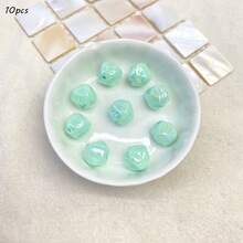 12mm Piedra irregular de unicolor chapada en AB con orificio pasante, material para accesorios de joyería DIY/cuerda de teléfono móvil, pulsera y otros - Multicolor - Ver 25