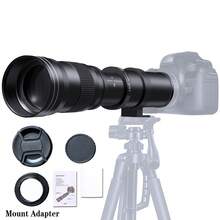 420-800mm F8.3-16 超远摄镜头，T卡口 | 兼容单反/微单相机，手动对焦，铝合金镜身，多层镀膜光学镜片，适用于野生动物、观鸟和风景摄影 - 查看 12
