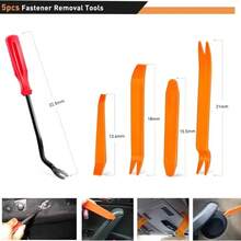 6pcs Universal Car Buckle Set, Bumper Fastener Clips, Plastic Car Rivet Clips, Multi-Vehicle Auto Parts - A - View 3