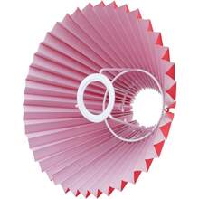 Mini Pleated Lamp Shade, Suitable For E26/E27 Bulbs, Small Ruffled Lamp Shade For Table Lamps, Bedside Lamps, Night Lights (Red/Yellow/Blue) - Umbrella - View 6