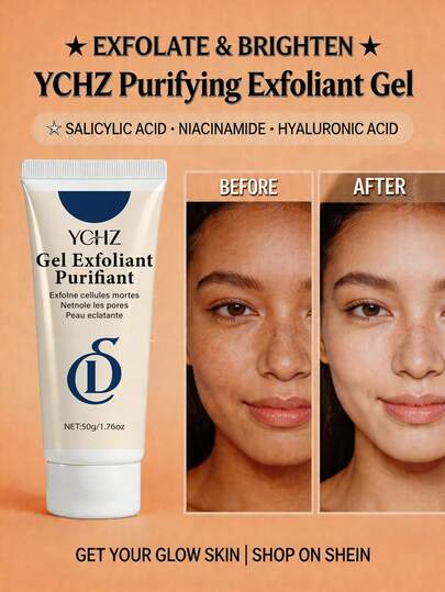 Gel làm sạch sâu lỗ chân lông & tẩy tế bào chết, làm sáng & trắng da 50g, sản phẩm chăm sóc da chuyên nghiệp phù hợp với mọi loại da.