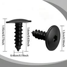 5/10/30/60pcs Car Mudguard Repair Screw Kit, Suitable For Fixing Mudguards On Most Vehicles, Sturdy And Reliable, Essential Accessory For Car Owners - Automotive Repair Screws - View 6