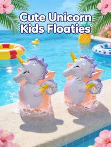1pc Inflatable Arm Band Floating Device, Cartoon Design, Popular For Swimming Pool Party In Summer, Back To School, First Day Of School - Multicolor - View 4