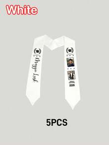 1/5/10/20pcs Customized 2026 Graduate Sashes - Personalized Name Graduation Sashes 2026 Graduation Gifts - Customizable Photo And Text Graduation Sashes - Unisex Graduation Ceremony Gifts, Customized Graduation, Personalize Your Graduation Day! Individual Graduate, Full Set, Name Or Background - Multicolor 3 - View 25
