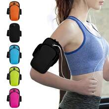 Outdoor Cycling Sports Arm Bag, Fitness Portable Storage Bag, Phone Case Sports Arm Band For Running, Suitable For Fitness, Jogging, Hiking - Multicolor - View 1