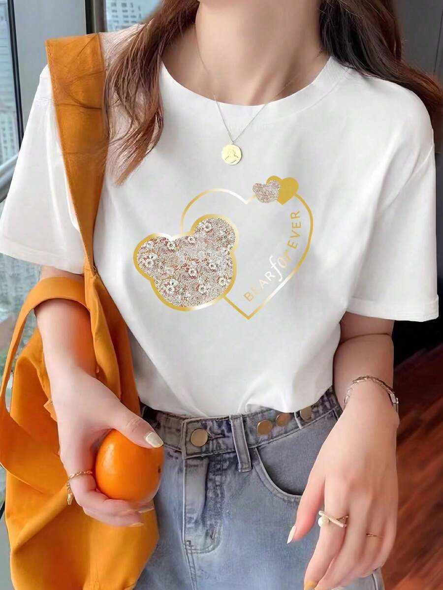 Women T-Shirts - White - View 1