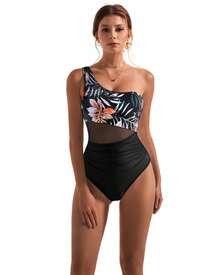 Nuevo Traje de Baño de Una Pieza para Mujer 2026, Monokini con Hombro Descubierto, Traje de Baño Hueco para Mujer, Ropa de Playa - BL088-3 - Ver 5