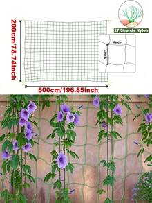 Plant Climbing Net, Cucumber Trellis Net, Thickened Support Mesh, Anti-Collapse Net, Vine Planting Net, Provides Sturdy Support For Climbing Vegetables And Vines, Green Plastic Net, Suitable For Cucumber, Tomato, Vegetables - Multicolor - View 11