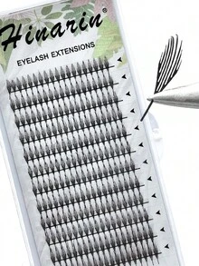 228 piezas Extensiones de pestañas en forma de pluma D Curl de longitud mixta, pestañas en espiral de manga anime, pestañas suaves adecuadas para salón - D - Ver 7