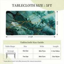 1 chiếc khăn trải bàn ngoài trời họa tiết vân đá cẩm thạch - Chất liệu polyester, viền co giãn - Thích hợp cho cắm trại, dã ngoại và tiệc ngoài trời, màu sắc tươi sáng, khăn trải bàn ngoài trời, phụ kiện dã ngoại, sử dụng được cả trong nhà và ngoài trời. - A - Xem 5
