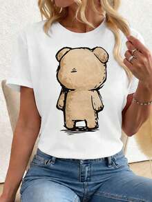 Women T-Shirts - White - View 1