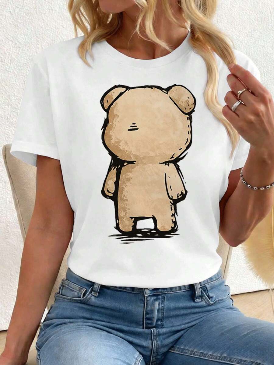 Women T-Shirts - White - View 1