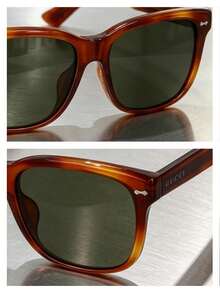 奢華復古方形時尚女款黑色鏡框經典設計師眼鏡 GUCCI GG1531SK-001 54mm 生日聖誕日常穿搭理想禮物 - 黑色 - 查看 5