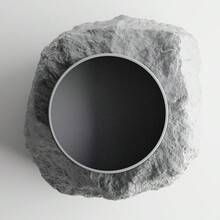 ORIZZONTE Decorative Vase With Rock Effect Base – Contrasting Texture And Natural-Contemporary Style, Ideal For Home Decor, Centerpiece Or Flower Holder, 100% Made In Italy, Shipping From Italy - 銀色 - 查看 5