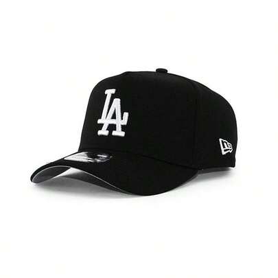  New Era 9FORTY Dodgers Los Angeles Snapback Hat - Black/White