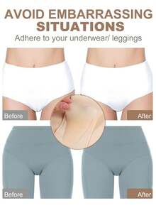 Pegatina de silicona con forma de Y para privacidad, traje de baño, deportes, sujetador de yoga, pegatina invisible a prueba de fugas para el área de privacidad, adecuada para aguas termales - multicolor - Ver 2