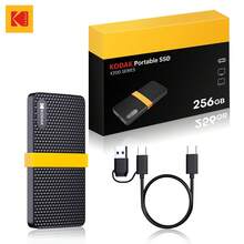 Kodak 1TB 便攜式外接 SSD 256GB 512GB 高速 USB 3.2 Type-C 2-in-1 介面，相容筆記型電腦、手機、電視 - 查看 10