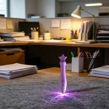 GlowBabies 魔法玩具夜光绘画拼图，带紫外线灯，DIY 夜光涂鸦填充动物，可重复使用绘画软体生日礼物 - 彩色 - 查看 6