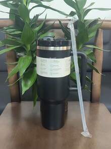 新款 S-TANLEY H2.0 40盎司平底吸管保温杯，适合旅行，不锈钢保温杯 - 多色40oz - 查看 5