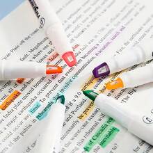 Bộ 6 bút dạ quang trong suốt, hiệu Pineapple Pen. - Nhiều màu - Xem 2