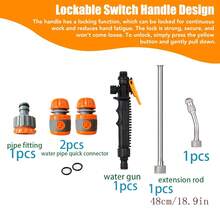 Cán telescopic siêu dài, phù hợp với mọi loại vòi tưới vườn, dụng cụ tưới tiêu làm vườn. - Súng phun nước tưới cây - Xem 10
