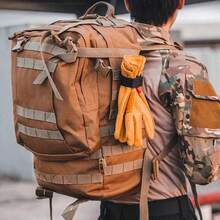 1个多用途手套挂钩，户外登山扣，尼龙绳，收纳绳，露营手套挂架 - 彩色 - 查看 8