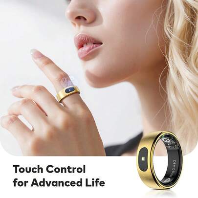 itel Smart Ring 2 - Herzfrequenz, Schlaf- & Aktivitätsverfolgung, Touchsteuerung, Fernbedienung, 5-7 Tage Akkulaufzeit
