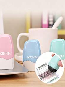 Identity Protection Roller Stamp, Privacy Protection Stamp, Random Code Stamp, Used To Hide Confidential Information And Addresses, Anti-Theft, Smooth Surface, School Supplies, Back To School Essential - Multicolor - View 6