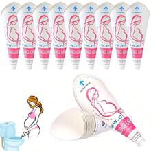 JIURUN 30PCS/50PCS Disposable Female Urination Device, Portable Pee Funnel Standing Pee Disposable For Women, Waterproof Paper Female Urinal Funnel For Camping,Travel,Hiking,Outside - 30pcs - View 1