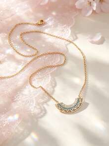 1 chiếc dây chuyền mặt dây kiểu Bohemian, thích hợp để đeo hàng ngày hoặc trong các buổi tụ họp, quà tặng ngày lễ. - Phong cách Bohemian - Xem 1