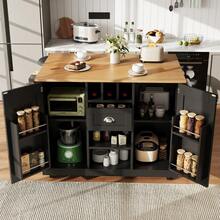 Storage Islands & Carts - Black - View 6