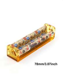 1Pc 78 Or 110 Mm Fashion Pattern Printing Manual Rolling Machine, Herb Cone Maker, Smoking Accessories, Gifts For Smokers. - One Size Fits All - View 14