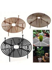 Flower Pot Net Cover, Can Be Cut To Size As Needed. These Protective Mesh Covers Prevent Cats From Digging In Flower Pots, And Come With Fixed Stands For Planting - Multicolor - View 6