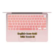 1 片装英文超薄硅胶键盘膜，美式布局，兼容 MacBook Neo 13 英寸 (A18) Pro 2026 年款 A3404 512GB（带触控 ID），降噪设计，耐磨印刷，打字流畅，3 种颜色可选 - 查看 14