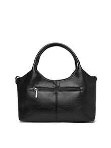 LANYIBAIGE Túi xách nữ cao cấp 2026 PUTote Bag, dung tích lớn, kiểu dáng đơn giản, đeo chéo vai, thời trang, thích hợp cho nữ. - màu đen - Xem 4