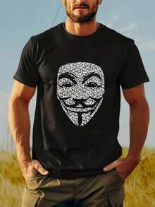 Men T-Shirts - 黑色 - 查看 8