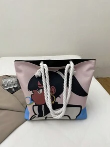 New Fashion Handbag For Women, Versatile Commuter Tote Bag With Large Capacity, Shoulder Bag - Multicolor - View 9