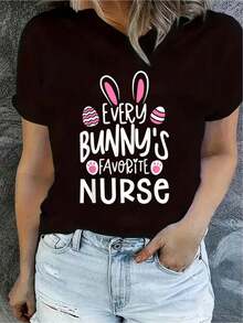 deyin Women T-Shirts - Black - View 1