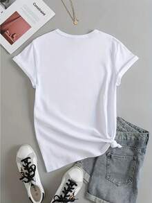 deyin Women T-Shirts - White - View 2
